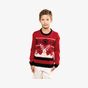 kariban Pullover col rond de Noël enfant