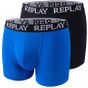 Replay Underwear & Socks Boxers 2 pack Basic turquoise/black