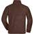 James&Nicholson Half-Zip Fleece brown