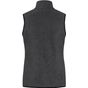 James&Nicholson Ladies´ Fleece Vest dark_melange/black