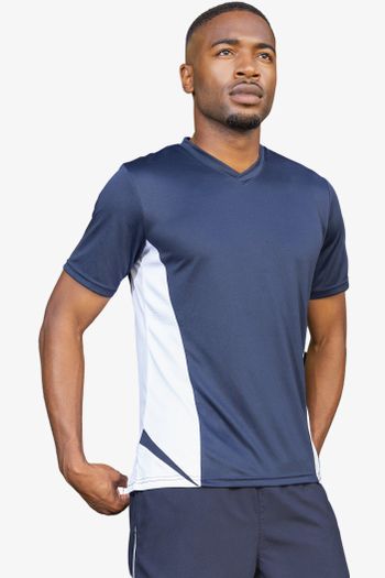 Image produit Men's Regular Fit Team Top V Neck Short Sleeve