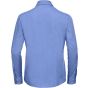 Russell Chemise en Popeline Polyester/Coton classique manches longues femme corporate blue