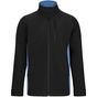 Velilla Blouson softshell bicolore black/sky_blue