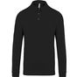 Kariban Polo jersey manches longues homme - black - S