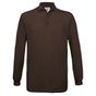 B&C Collection Safran Polo LS brown