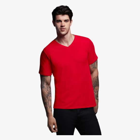 Anvil featherweight v-neck tee anvil