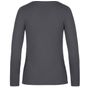 B&C Collection #E190 LSL /Women gris foncé
