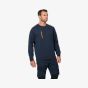 WK Designed To Work Sweat-shirt Day To Day zip poche contrastée unisexe