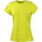 Spiro Women's Spiro quick dry short sleeve t-shirt lime_green