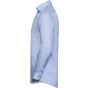 Russell Chemise contrastée à chevrons cintrée manches longues homme light_blue/mid_blue/bright_navy
