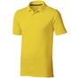 Elevate Polo manches courtes pour hommes Calgary yellow