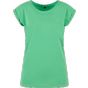 Build Your Brand Ladies Extended Shoulder Tee Fresh green