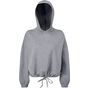 TriDri Tridri® sweat à capuche oversize court femme heather_grey