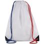 Kimood Sac à dos cordelettes reflex_blue/white/french_red