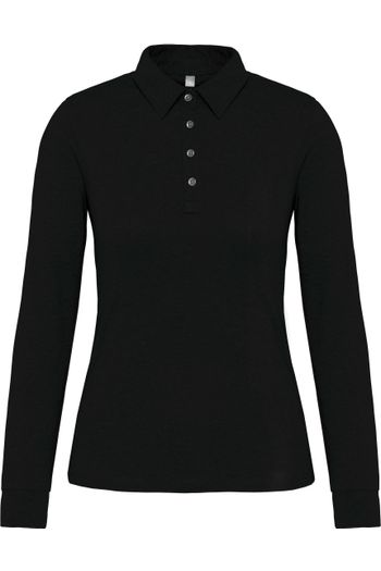 Image produit Polo jersey manches longues femme