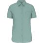 Kariban Chemise popeline polycoton manches courtes entretien facile femme sage
