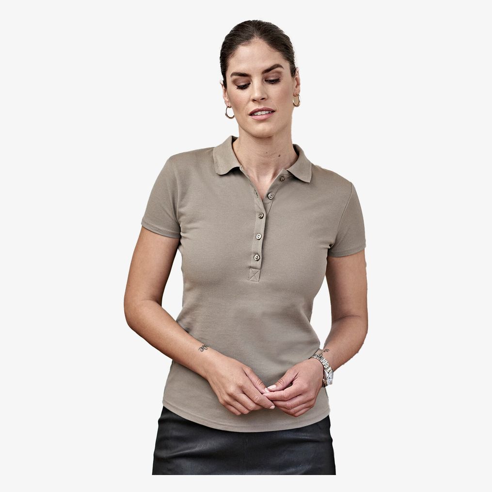 Ladies Luxury Stretch Polo tee jays