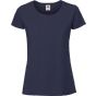 fruit of the loom Ladies Iconic 195 ringspun premium T deep_navy