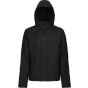 Regatta Men's Venturer 3 Layer Printable Hooded Softshell Jacket black