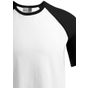 Promodoro Men´s Raglan T white/black