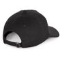 K-up Casquette en coton recyclé - 5 panneaux black