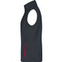 James&Nicholson Ladies´ Promo Softshell Vest iron_grey/red