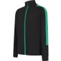 Finden+Hales Kids' knitted tracksuit top black/emerald