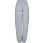 Build Your Brand Ladies Fluffy Sweatpants Heather grey