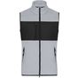 James&Nicholson Men´s Fleece Vest light_melange/black