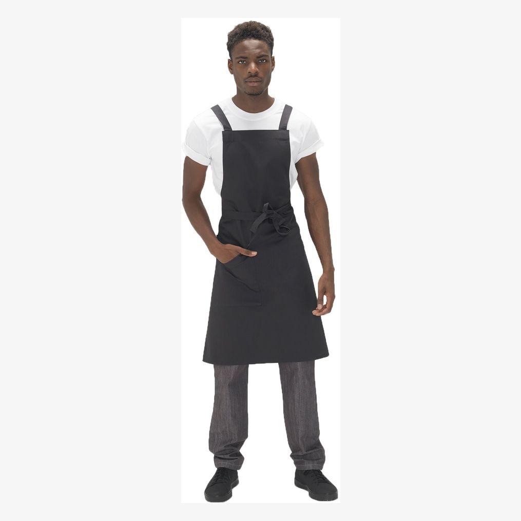 Statement Crossover Bib Apron Le chef