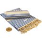 A&R Fouta Bodrum Hamamzz® Ocean blue / Cream