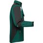 James&Nicholson Workwear Softshell Jacket -STRONG- dark_green/black