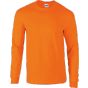 Gildan Adult T-Shirt Ultra-cotton Long Sleeve s_orange