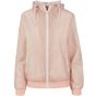 Build Your Brand Ladies Windrunner light_pink/white