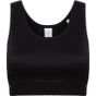 SF Clothing Women´s fashion crop top black/black