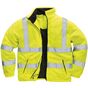 Portwest Hi-vis mesh lined fleece  yellow