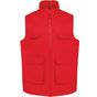 WK Designed To Work Gilet polycoton multipoches rembourré unisexe red
