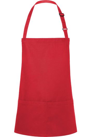 Image produit Short bib apron basic with buckle and pocket