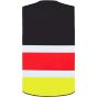 Korntex National safety vest Black / Red / Gold