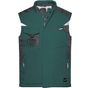 James&Nicholson Craftsmen Softshell Vest -STRONG- dark_green/black