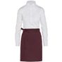 SG Accessories - Bistro BRUSSELS - Short Bistro Apron with Pocket burgundy