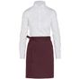 SG Accessories - Bistro BRUSSELS - Short Bistro Apron with Pocket burgundy