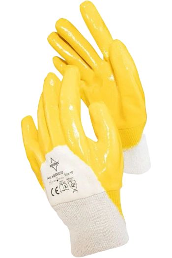 Gants en coton enduit nitrile "Istanbul" - Yellow