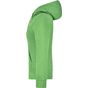 James&Nicholson Ladies´ Hooded Sweat lime_green