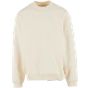 Build Your Brand Loose Fit Sweatshirt white_sand