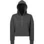 TriDri Sweat à capuche 1/2 zip pour femme Tridri® charcoal