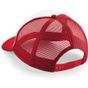 Beechfield Casquette américaine vintage junior rouge classique/blanc