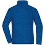 James&Nicholson Men´s Fleece Jacket royal_melange/blue