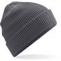 Beechfield Bonnet gaufré en coton biologique graphite_grey