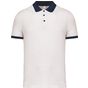 ProAct Polo piqué performance homme white/sporty_navy